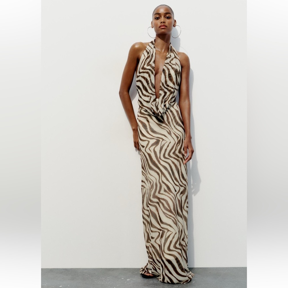 Halter maxi dress